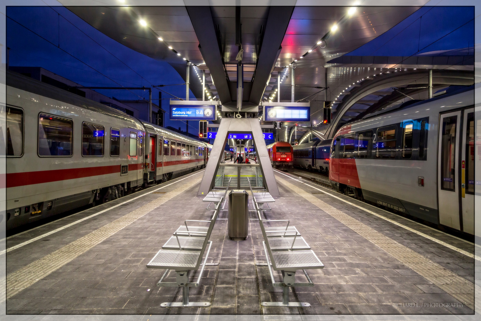 Am Grazer Hauptbahnhof