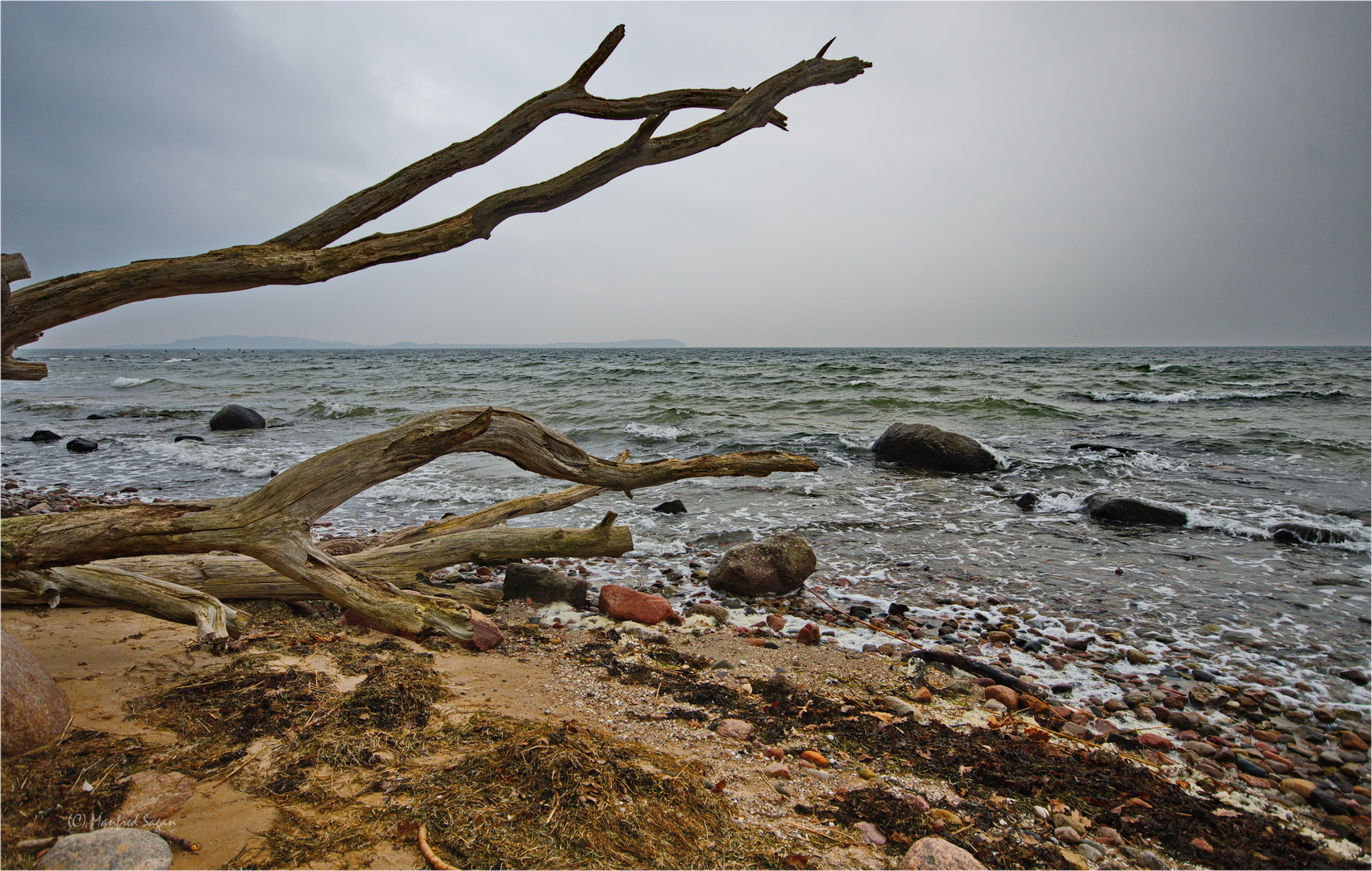 Am Greifswalder Bodden - kalt, ungemütlich aber schön...