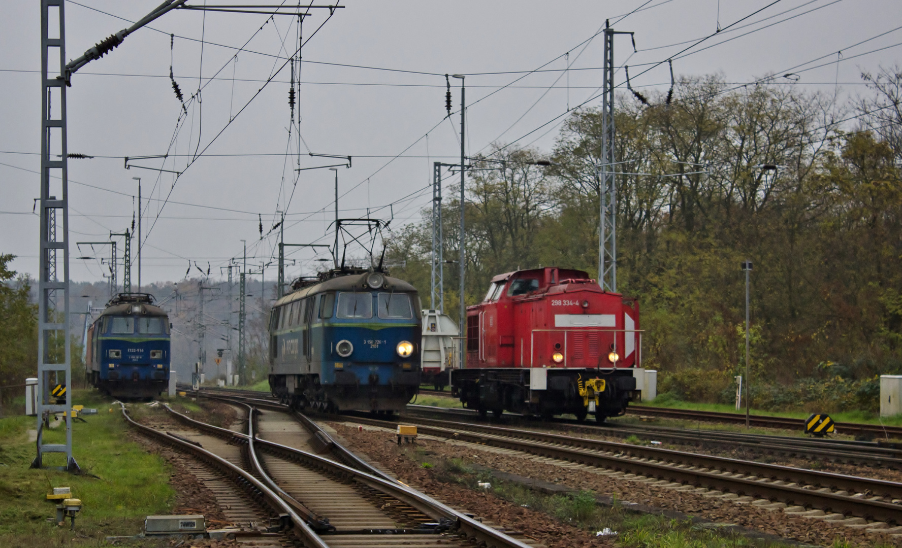 Am Grenzbahnhof "Oderbrücke"...