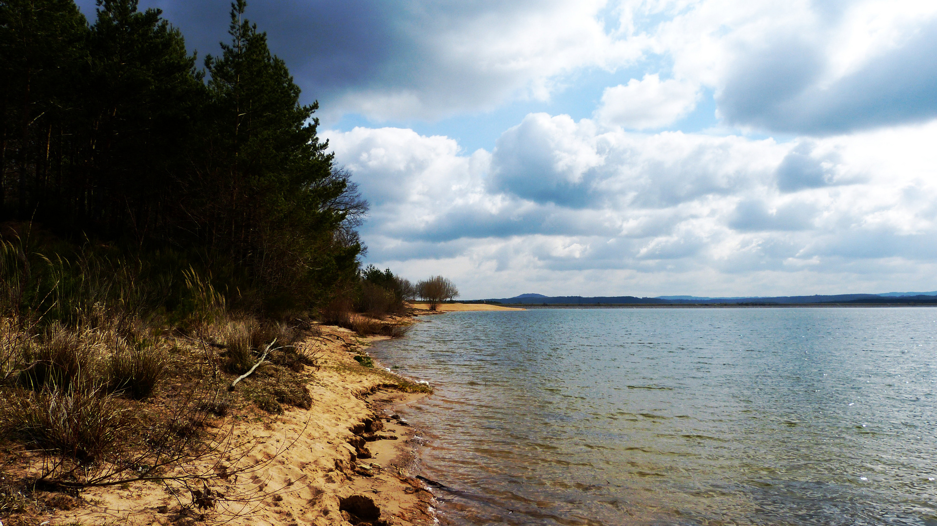 am großen Brombachsee 