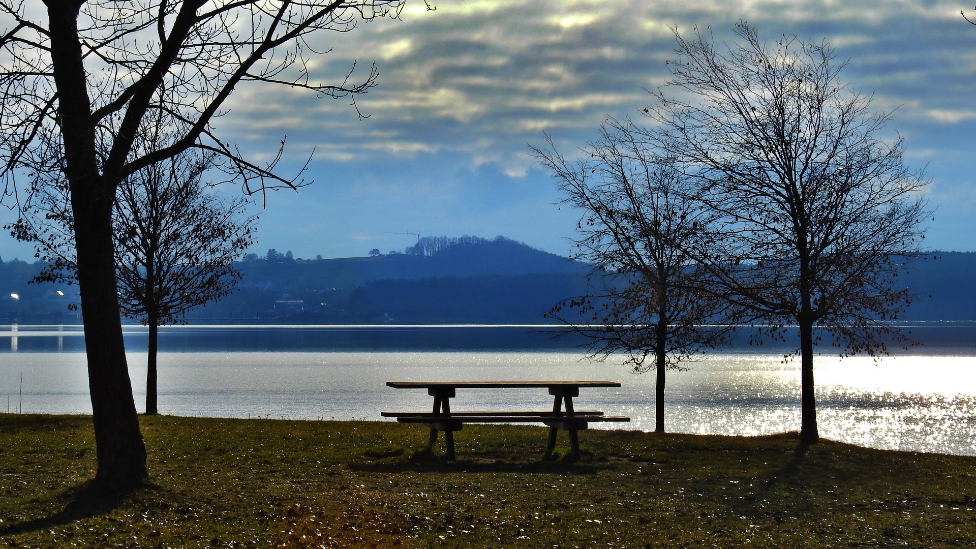 am großen Brombachsee  