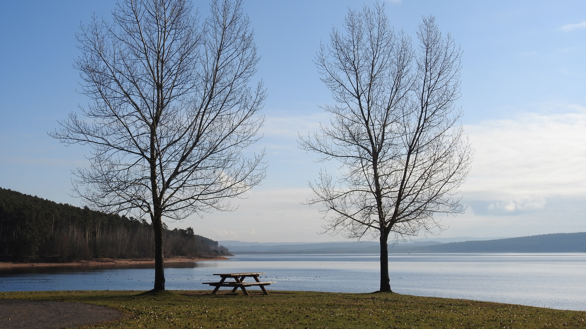 am großen Brombachsee 