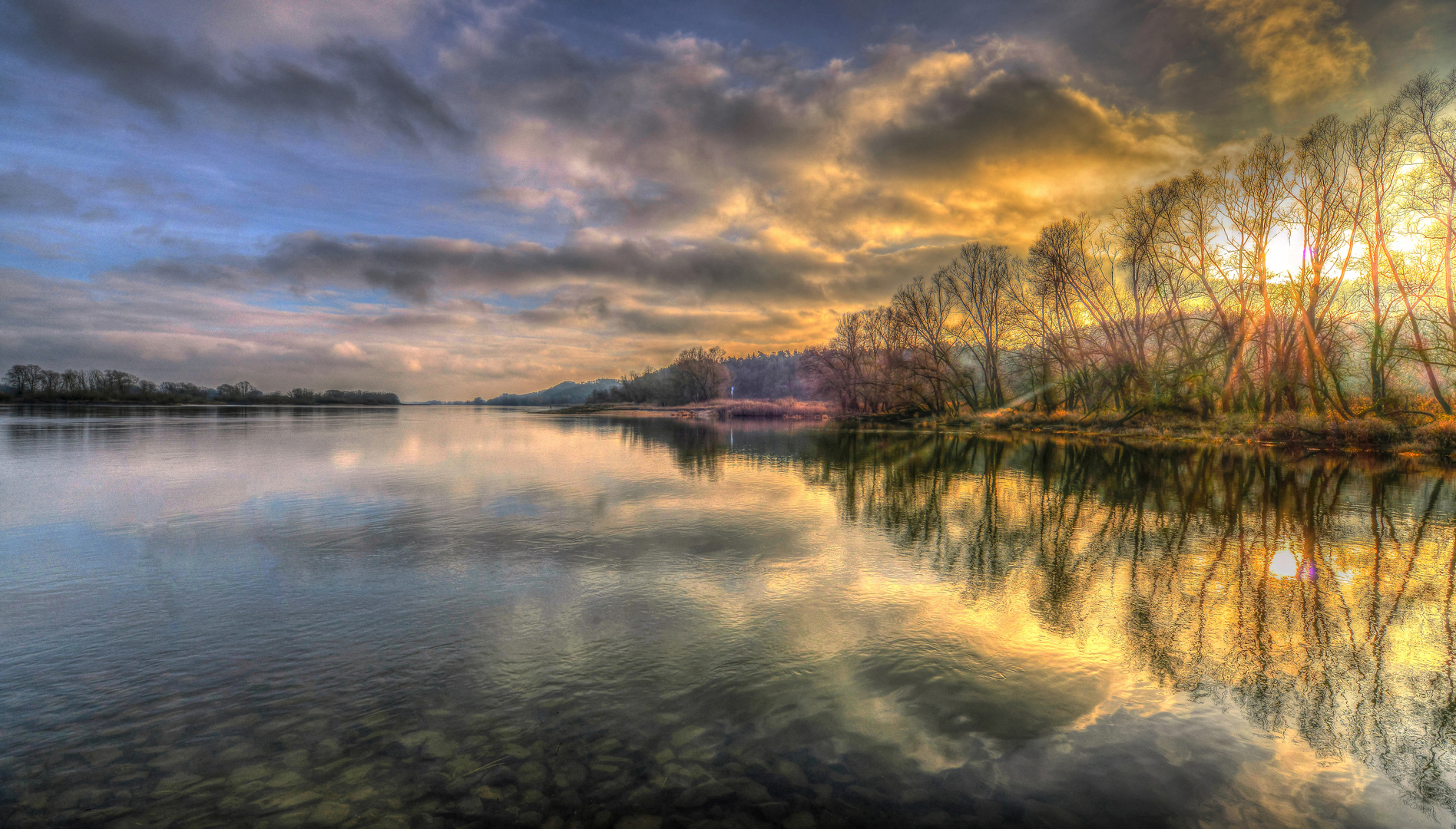 Am großen Fluss ...