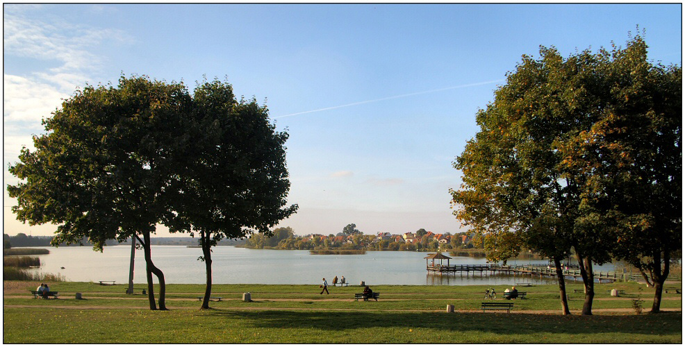 am großen Haussee in Szczytno...