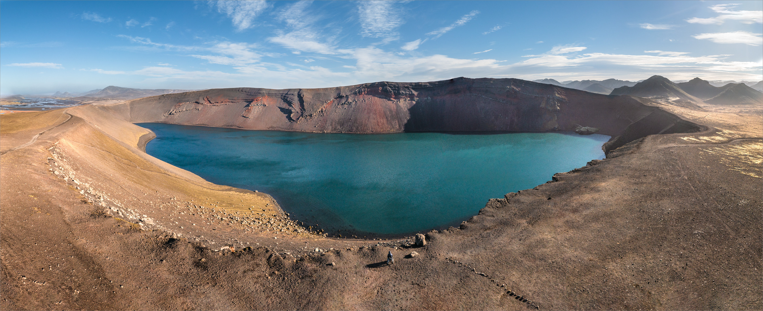 Am grossen Krater Foto & Bild | europe, scandinavia, iceland Bilder auf ...