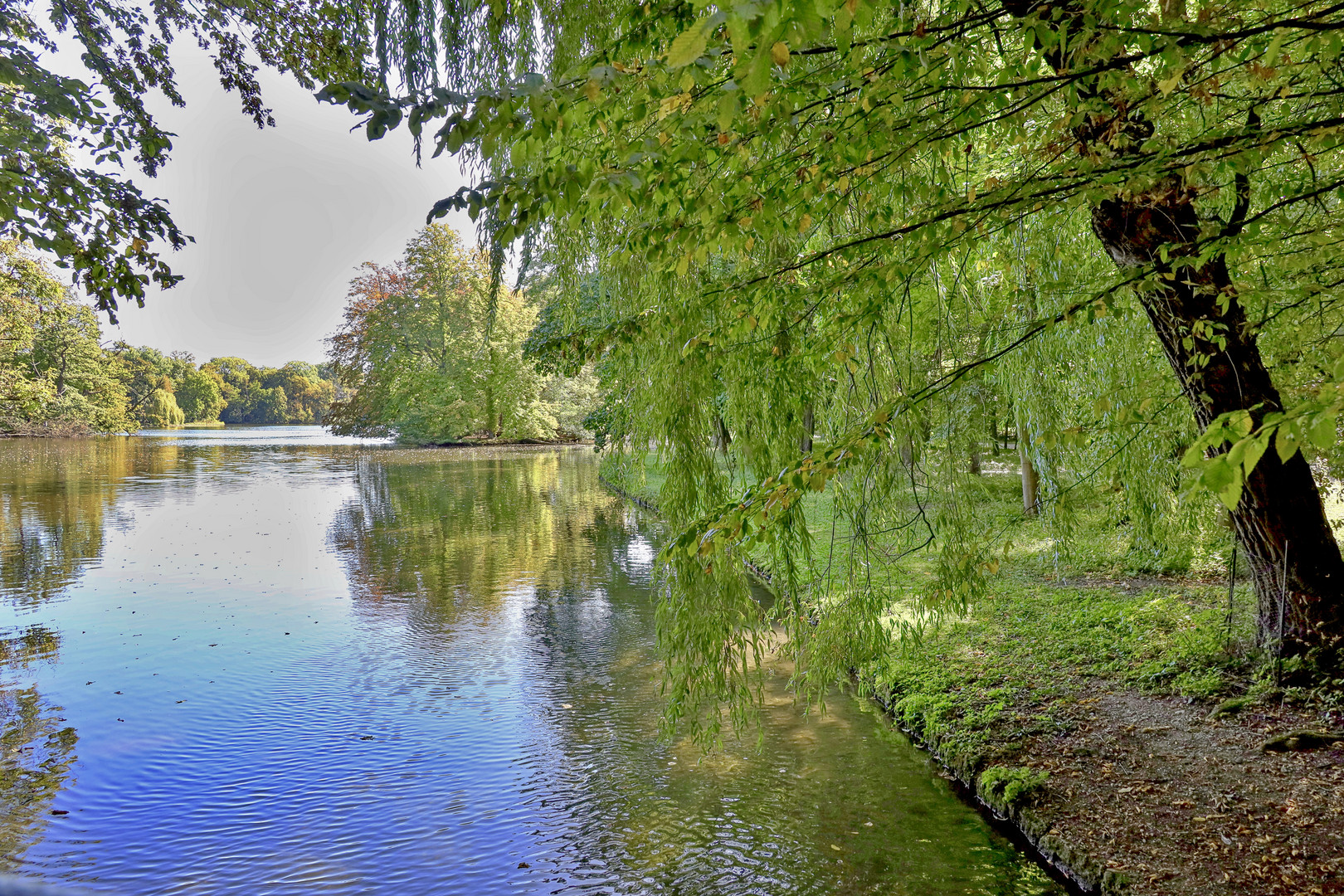 Am Großen See im Nymphenburger Schloßpark.