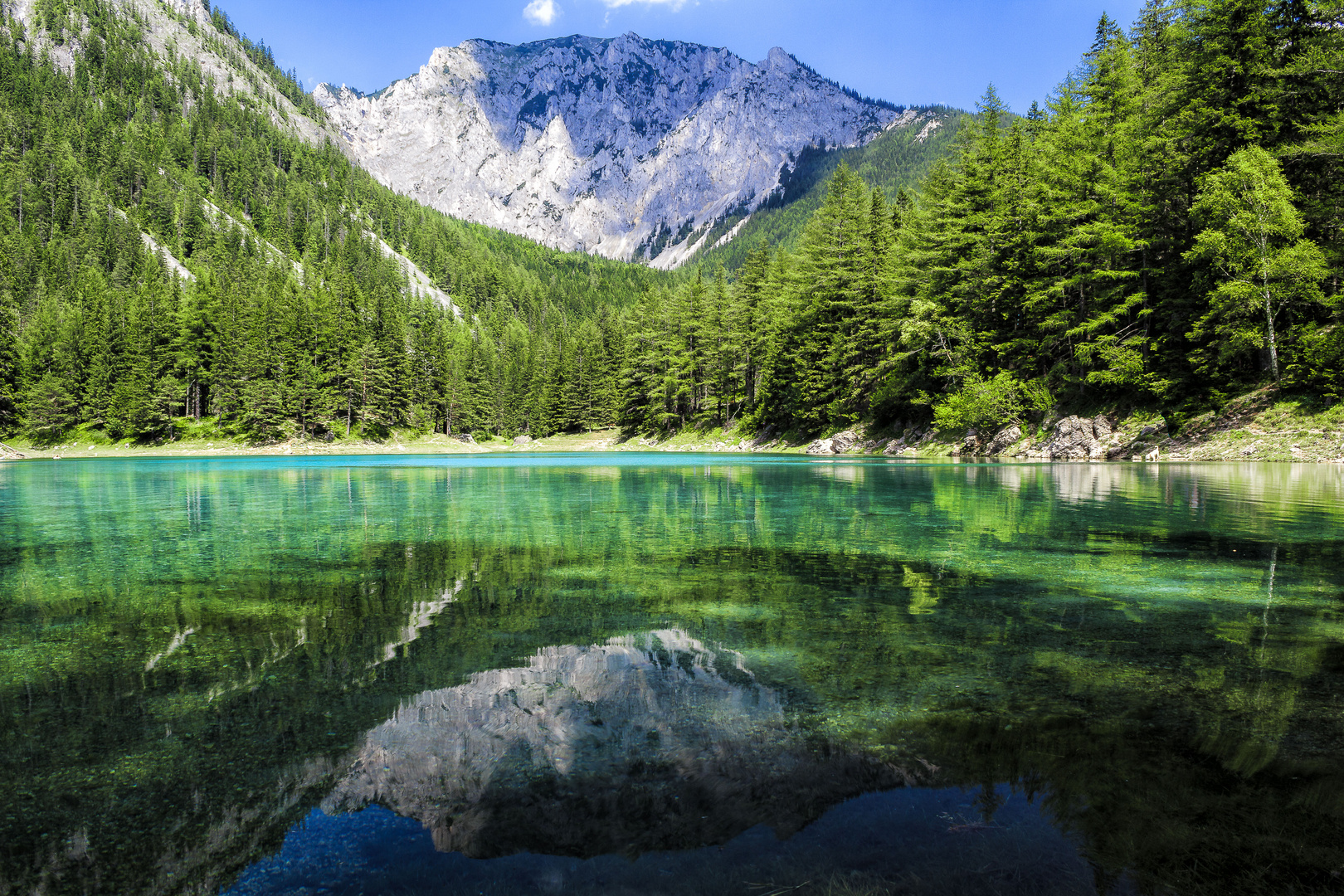 Am Grünen See in der Steiermark Foto & Bild | landschaft ...