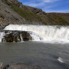 Am Gullfoss Wasserfall