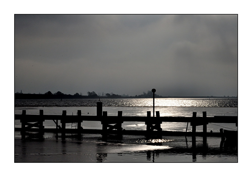 am Hafen der Halbinsel Poel .....