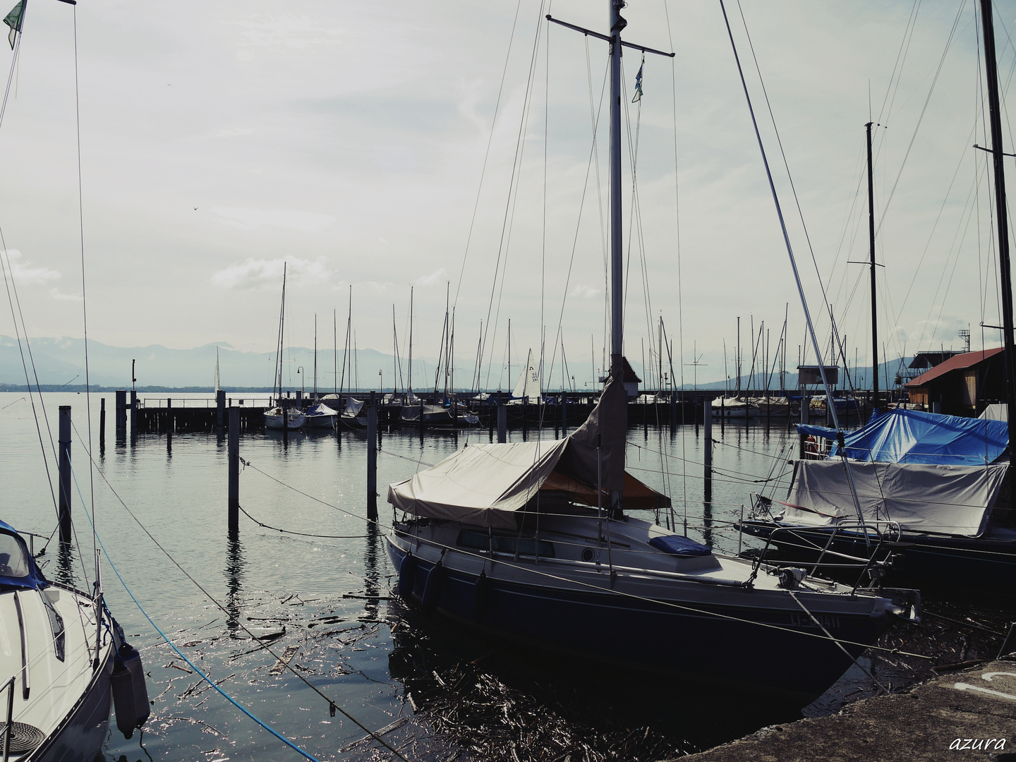 Am Hafen der Lindau-Insel