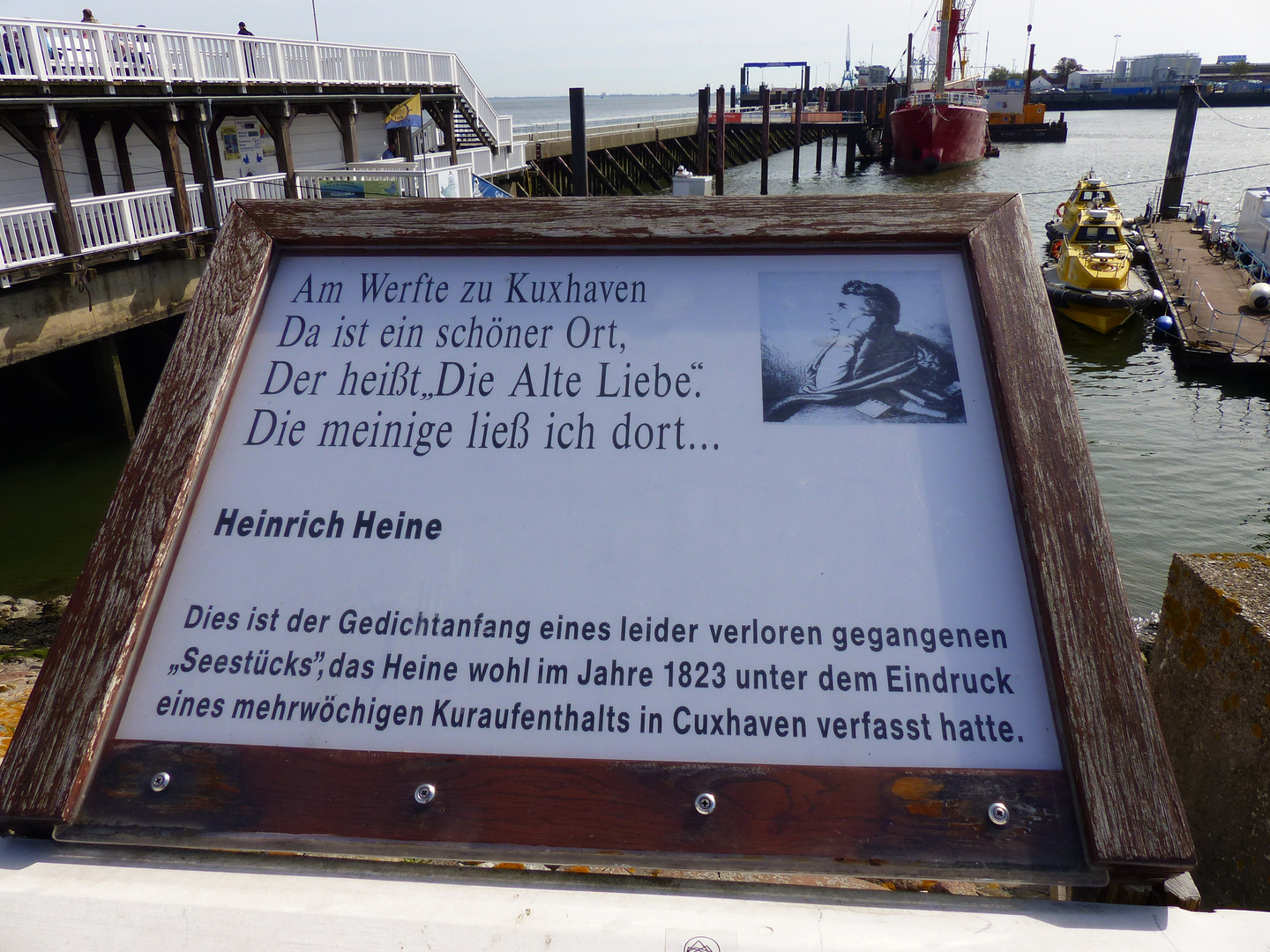 Am Hafen in Cuxhaven