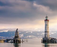 Am Hafen in Lindau