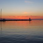 Am Hafen - Sonnenuntergang 1-