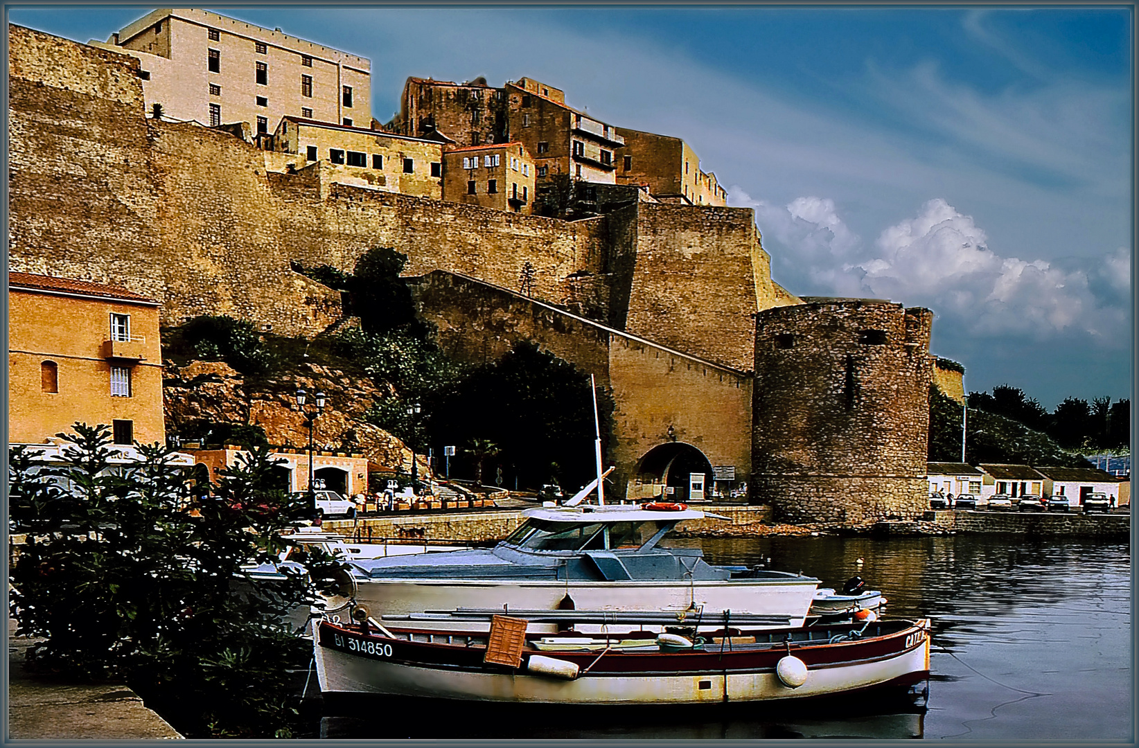 Am Hafen von Calvi Oktober 1992