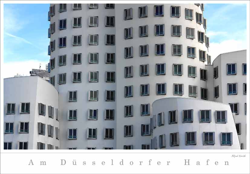 am Hafen von Düsseldorf