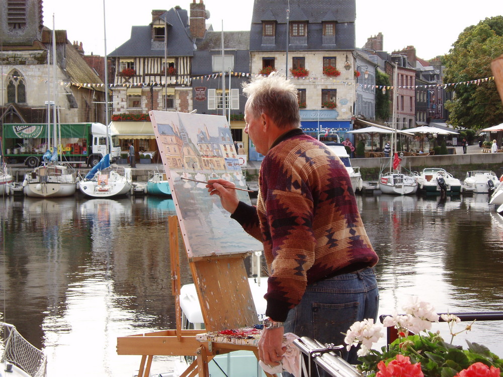 Am Hafen von Honfleur