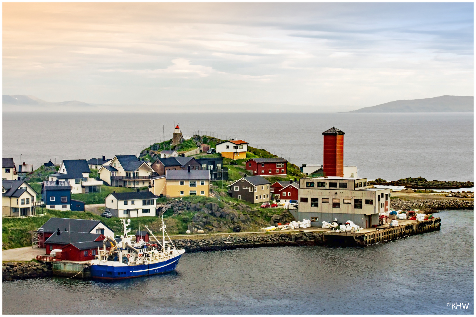 Am Hafen von Honningsvåg