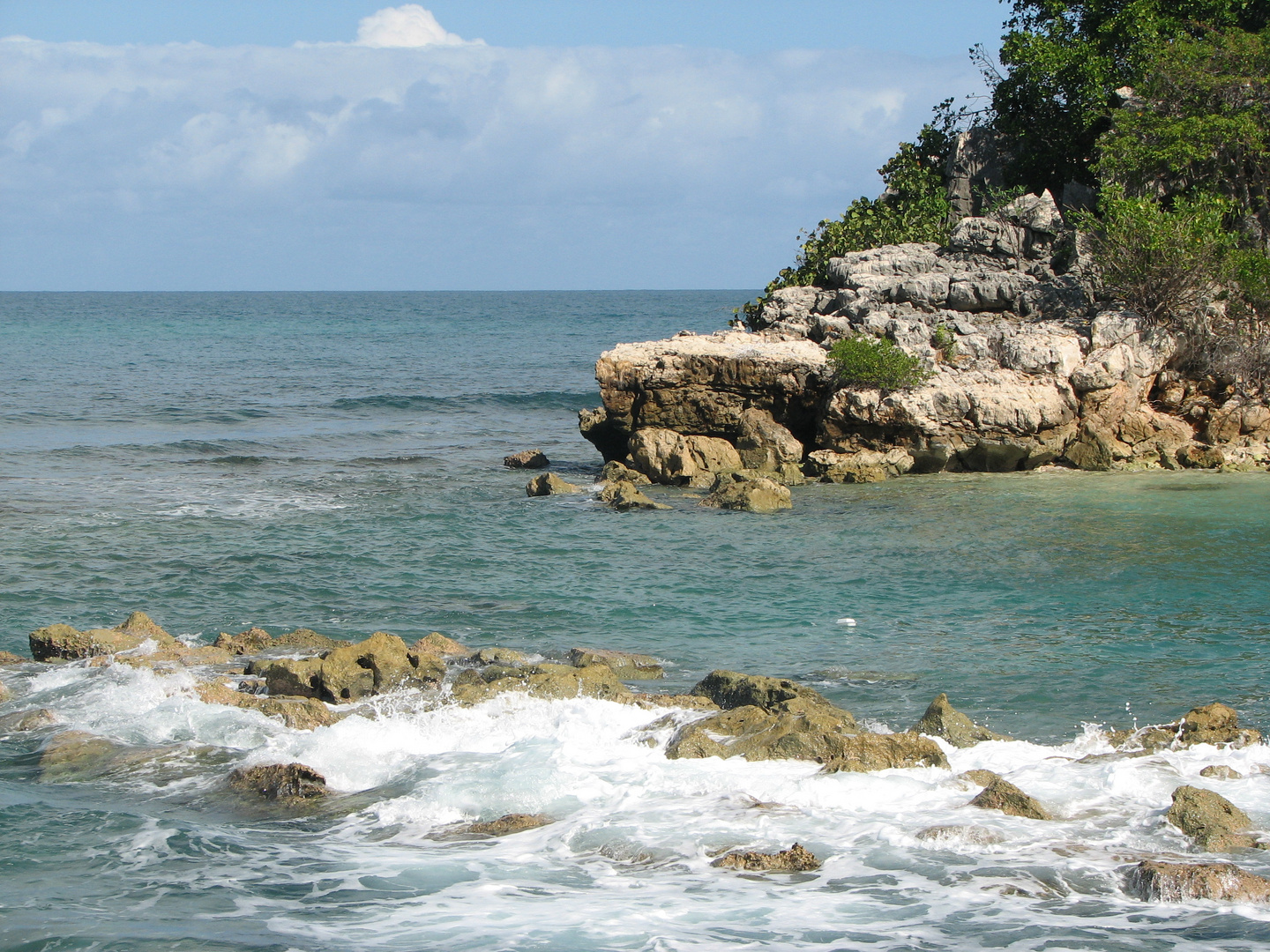 Am Hafen von Labadee (Haiti)