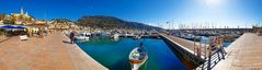 Am Hafen von Menton / Au port de Menton