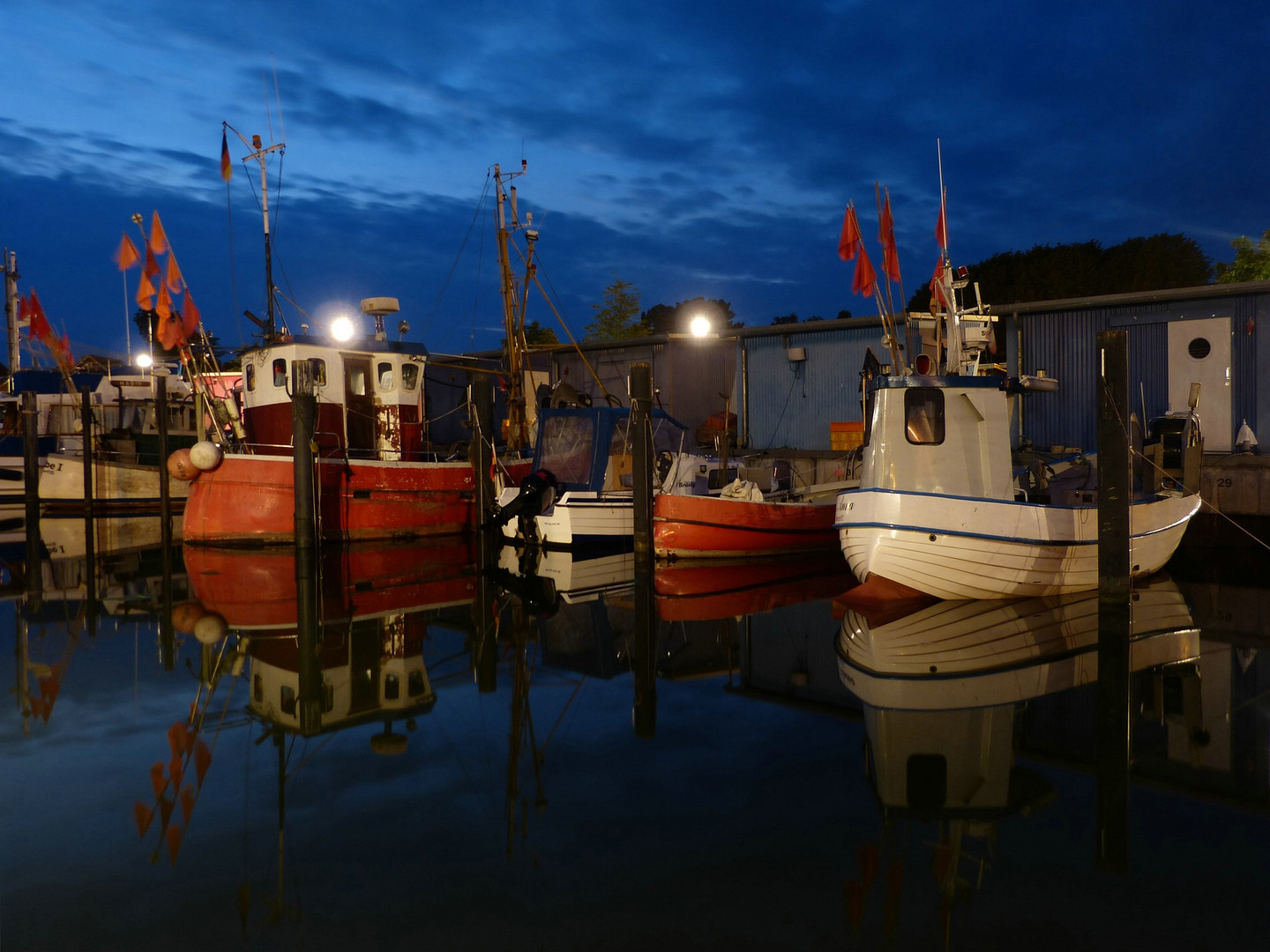 am Hafen von Niendorf