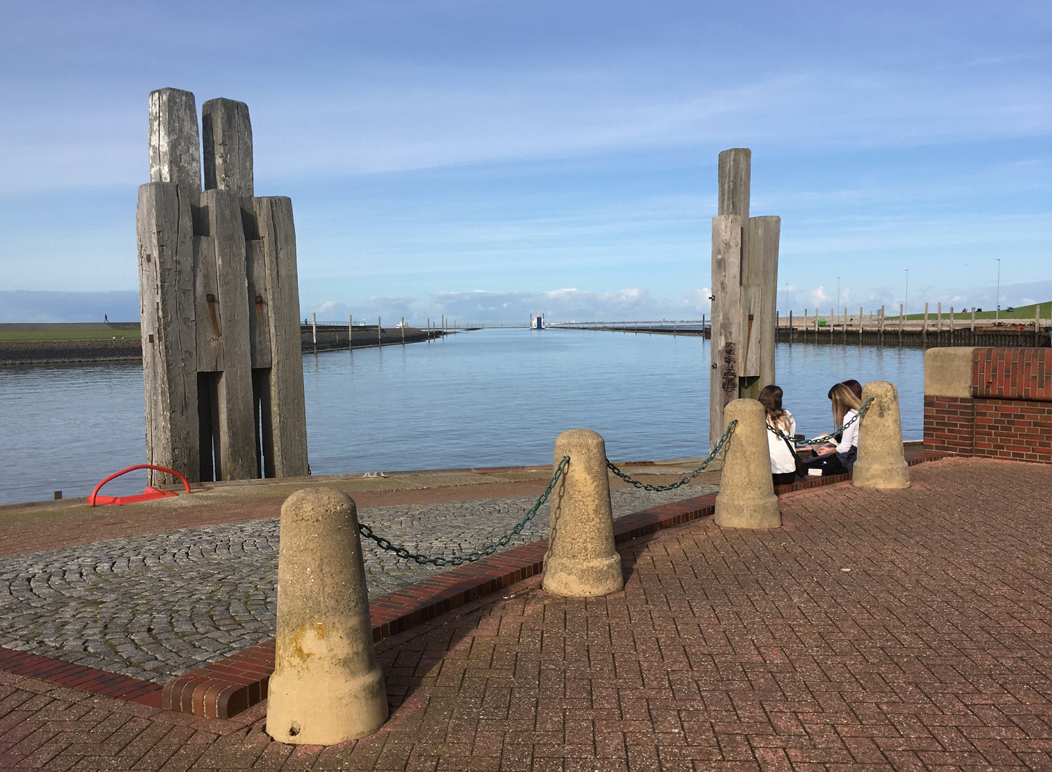 am Hafen von Norddeich