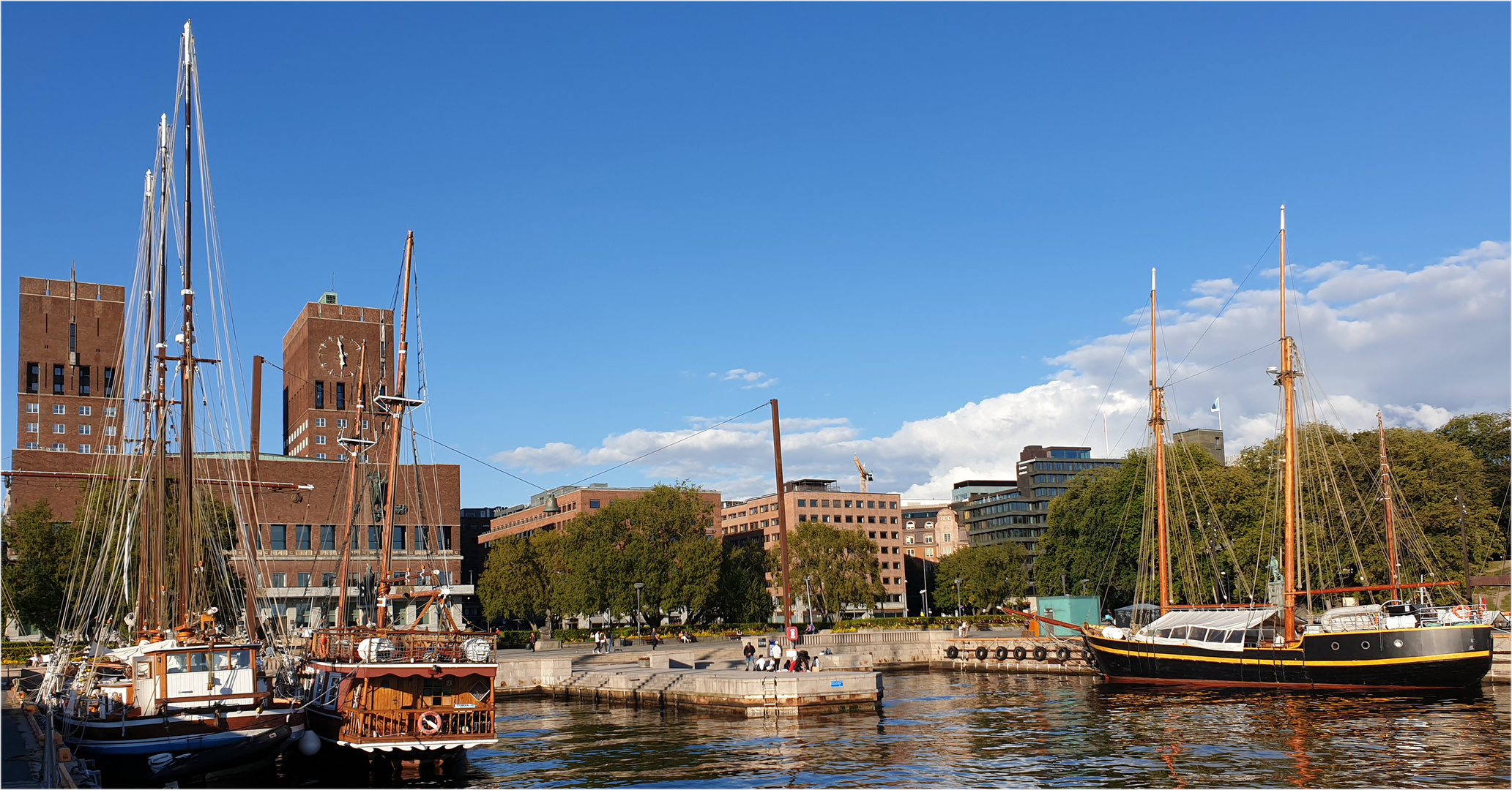 am Hafen von Oslo