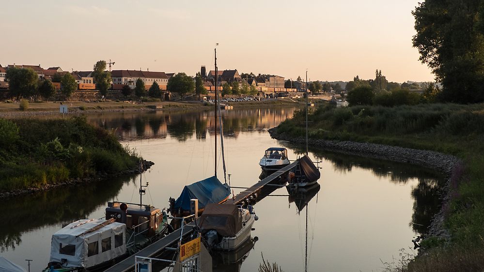 Am Hafen von Pirna