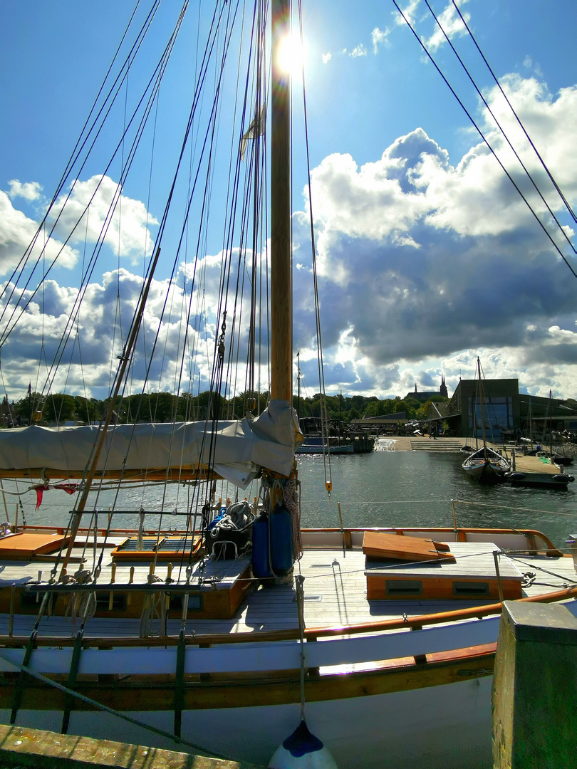 Am Hafen von Roskilde 