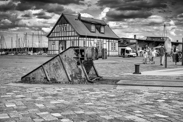 Am Hafen von Stralsund