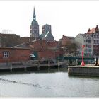 am Hafen von Stralsund