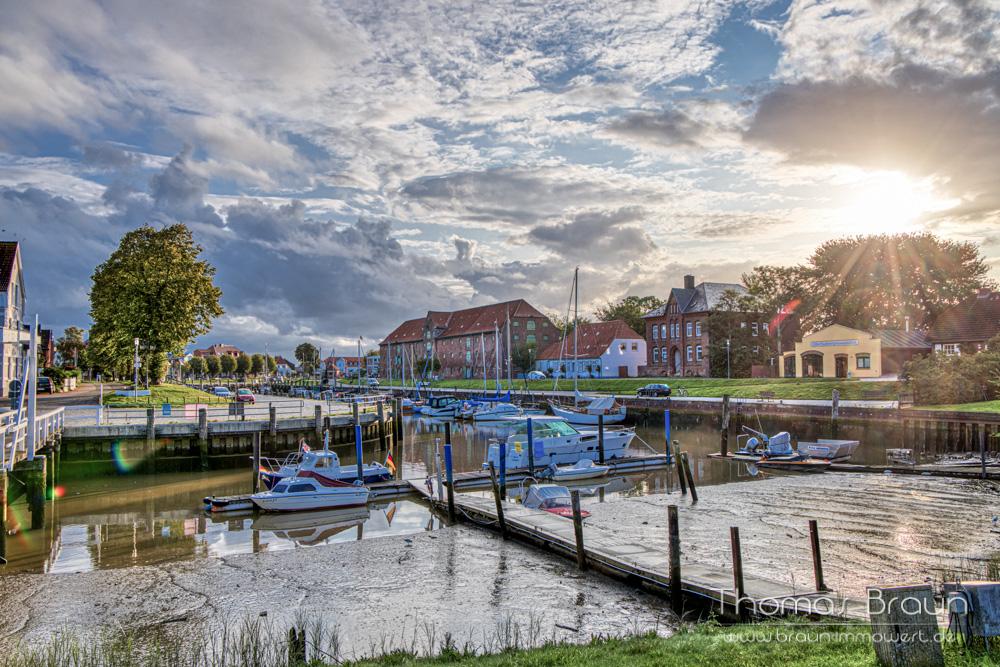 Am Hafen von Tönning, Nordfriesland