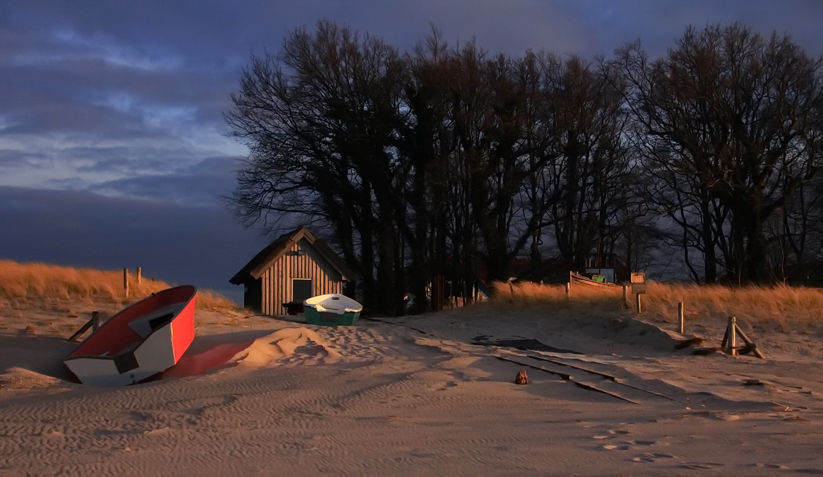 Am Hafen von Zingst