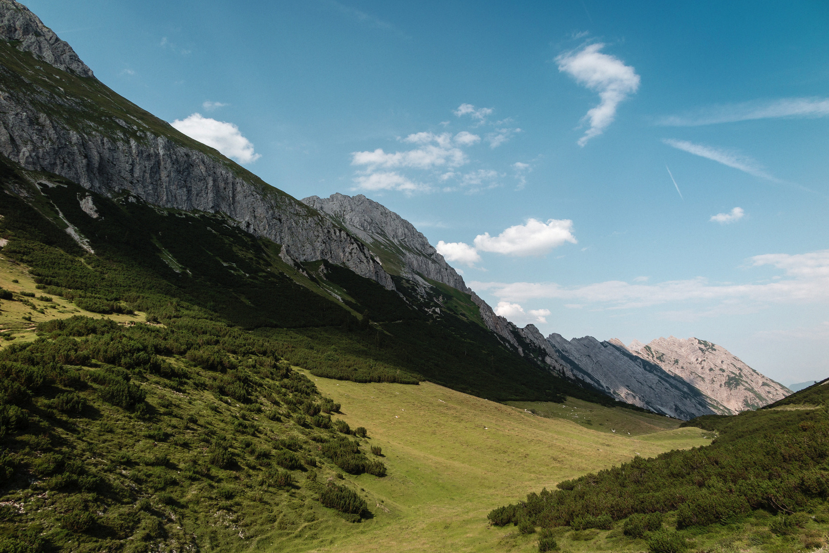 Am Hahntennjoch bei Imst in Tirol, Österreich