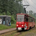 Am Haltepunkt "Marienglashöhle"...