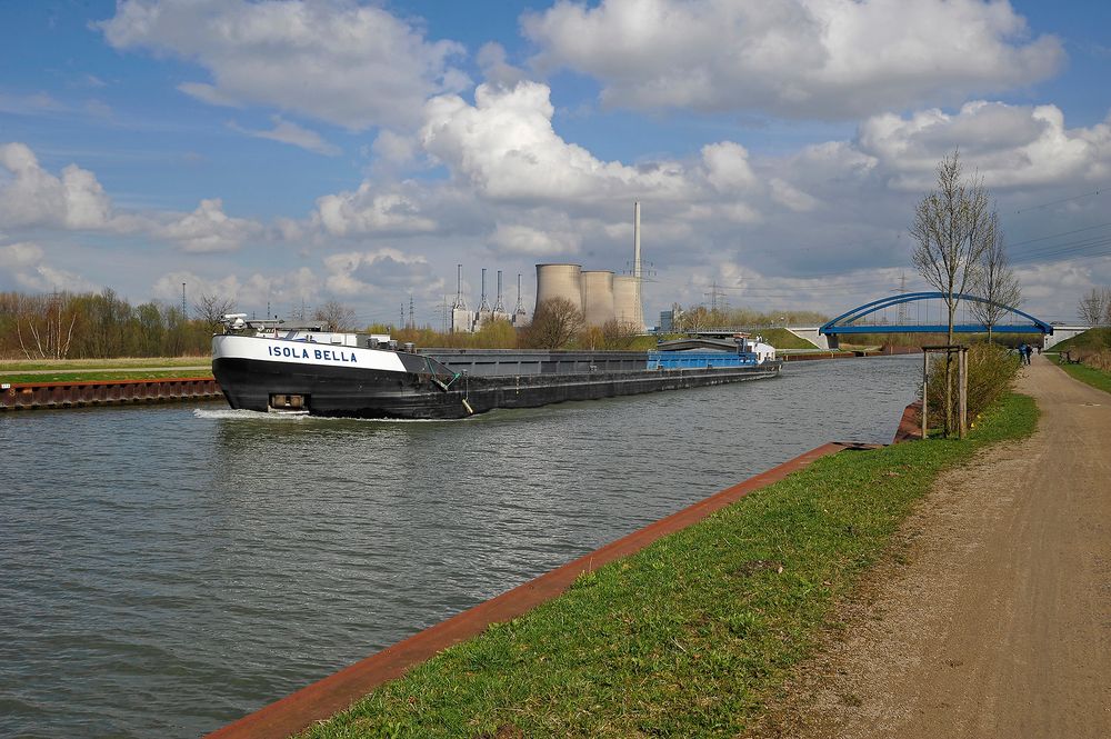 Am Hamm-Datteln-Kanal auf der Höhe von Werne-Stockum