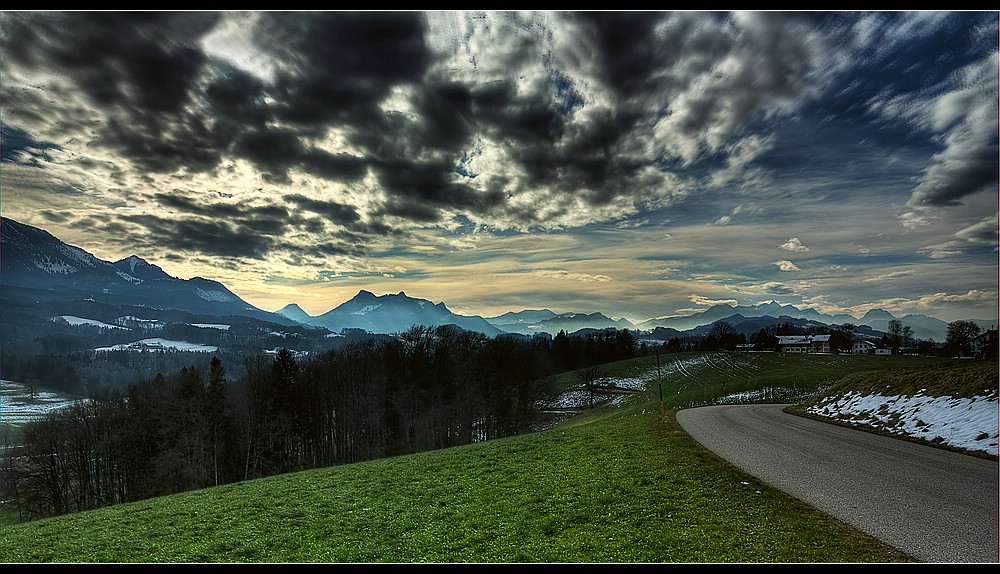 Am Hang ziehen die Wolken ;-)