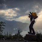 am Harder Kulm über Interlaken (Schweiz)