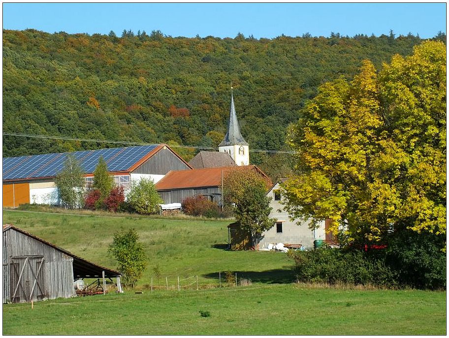 Am Haßbergtrauf gelegen ...