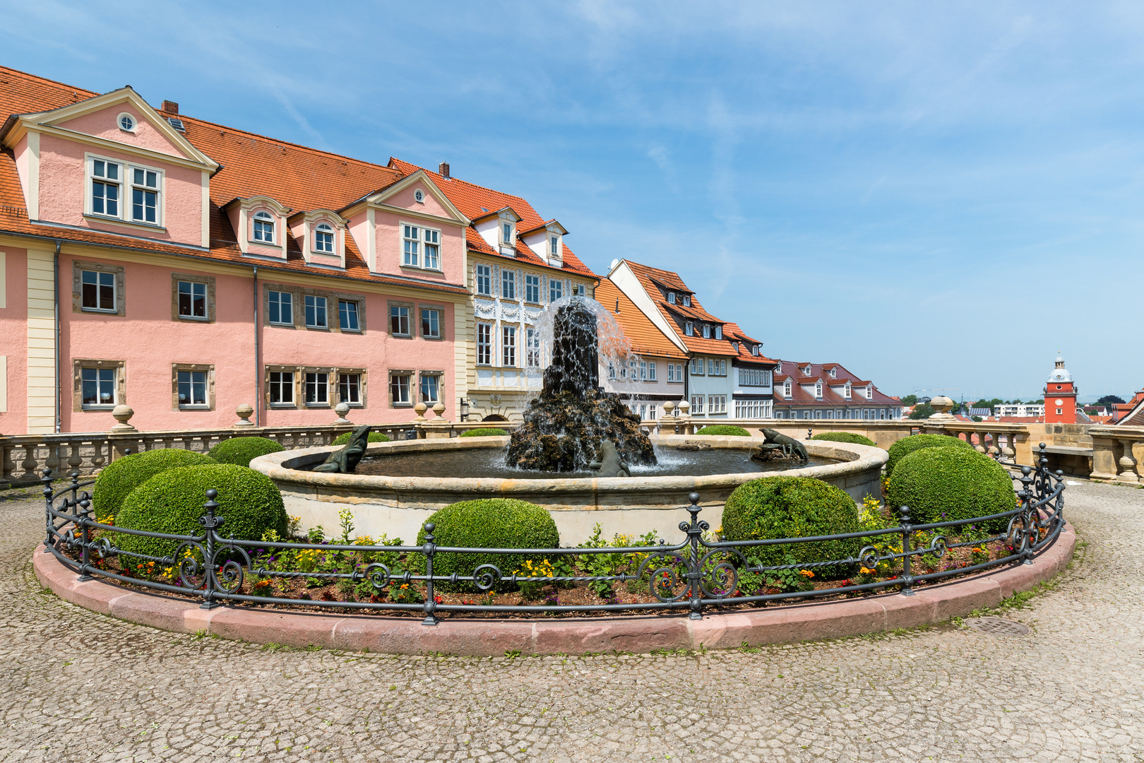 Am Hauptmarkt in Gotha