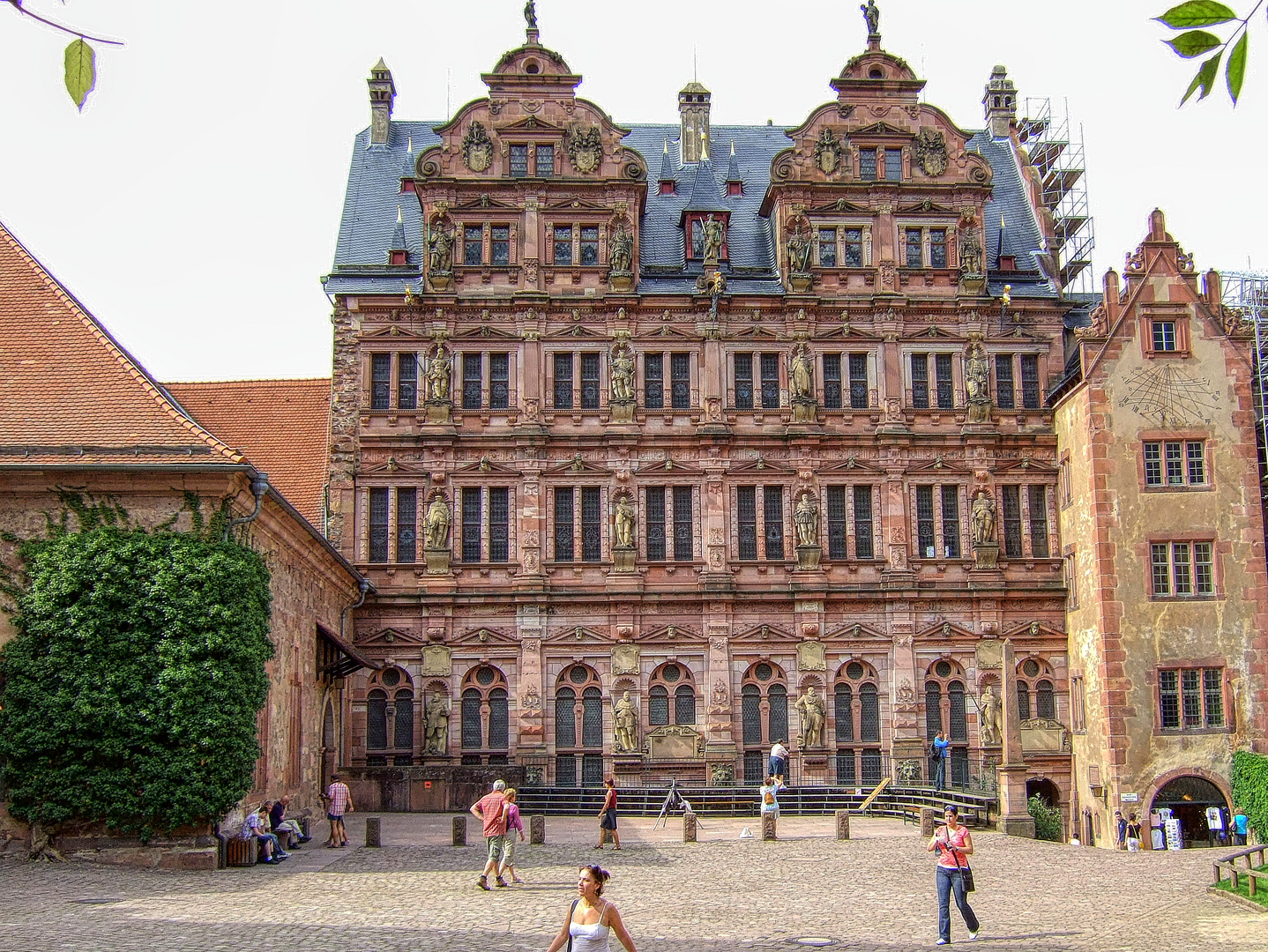 am Heidelberger Schloss