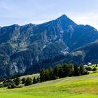 Am Heinzenberg mit Blick auf den Piz Beverin (2998 m.ü.M.)