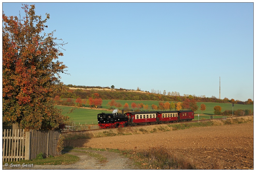 Am herbstlichen Ortseingang von Bad Suderode