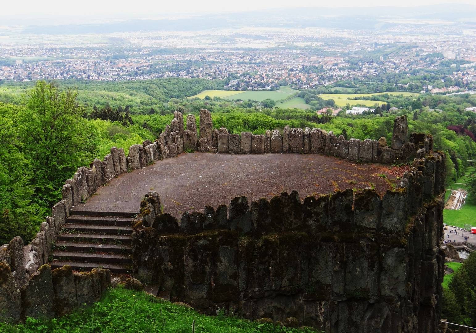 Am Herkules, mit Blick auf Kassel