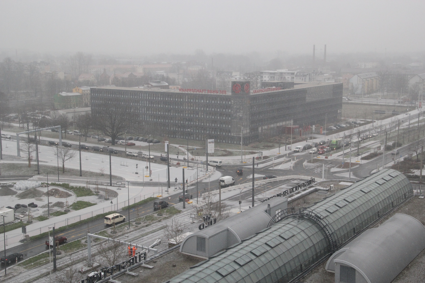 Am heutigen Morgen in Cottbus.