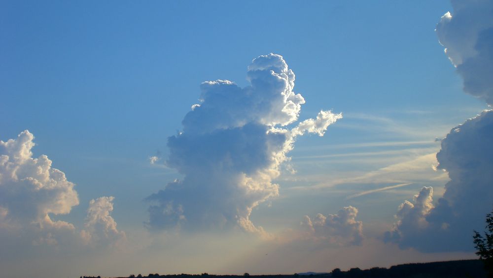 Am Himmel über dem Harz...