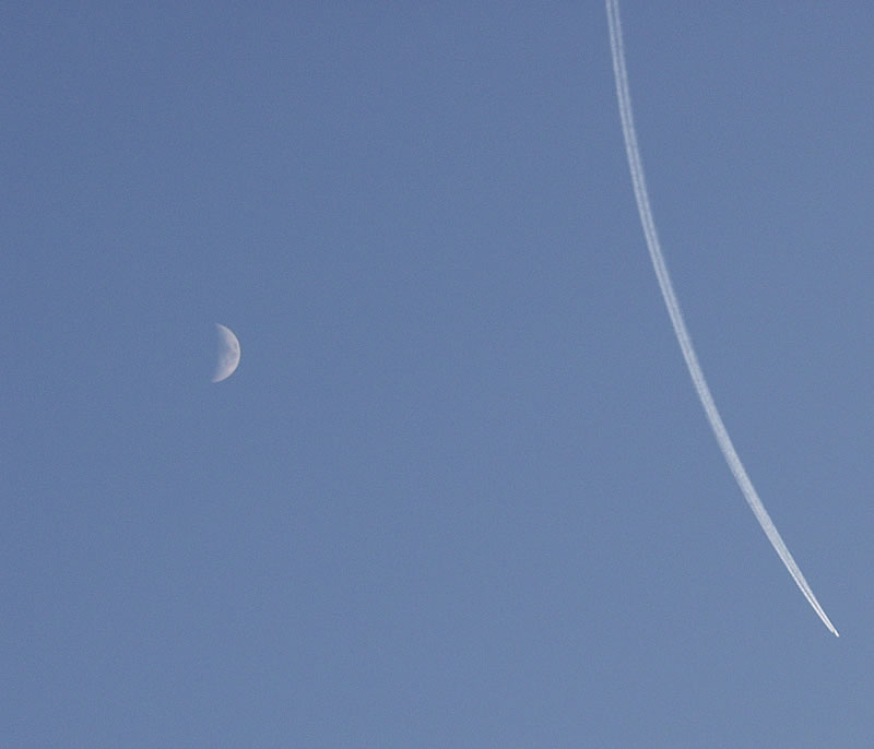 Am Himmel über Rheinhessen...