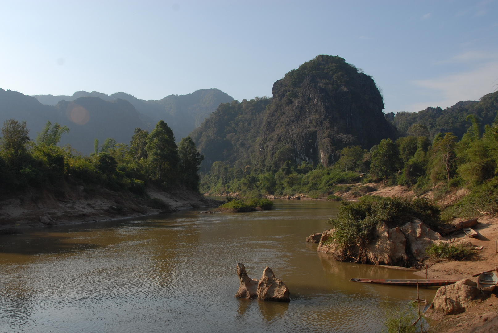 ... am Hin-Boun River in der zauberhaften Khammouan-Provinz