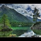 Am Hintersee bei Ramsau / Der Angler