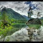 Am Hintersee bei Ramsau / Panorama