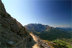 Am Hirzlweg, Blick zum Latemar